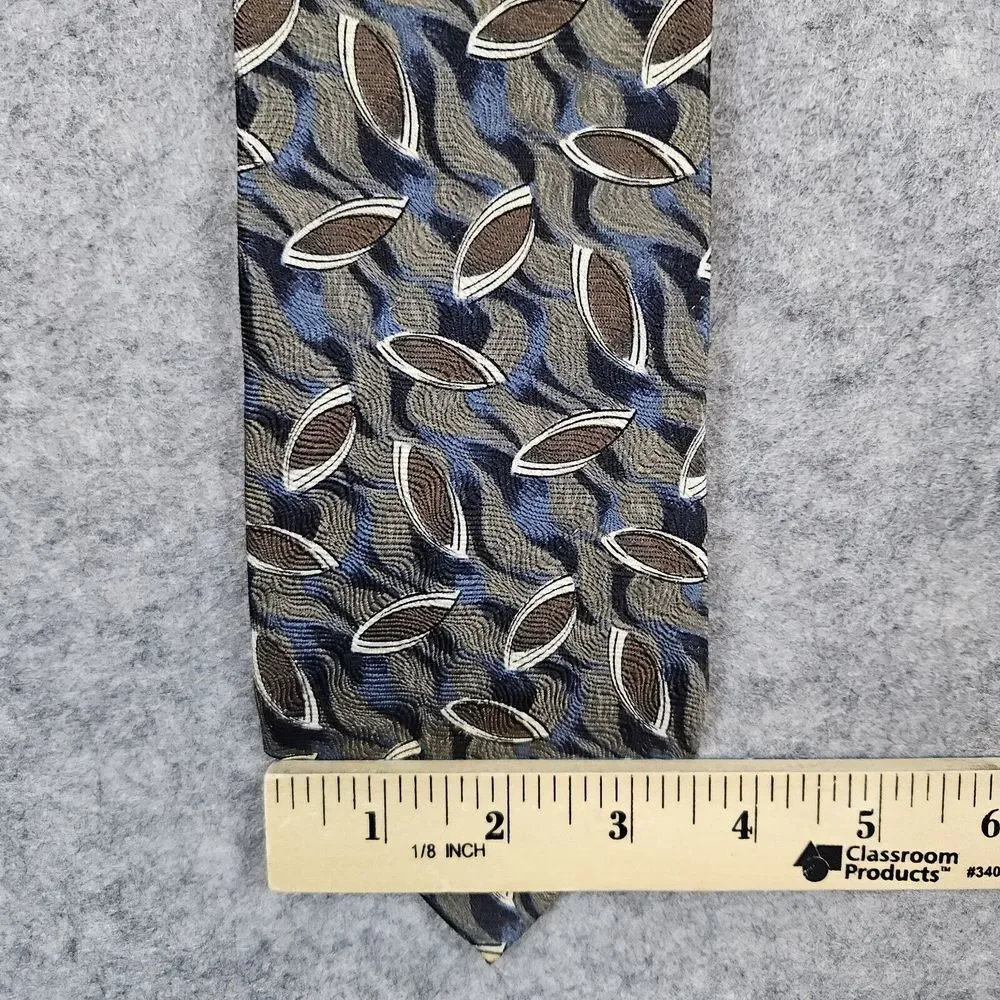 Bill Blass Signature Silk Neck Tie Multicolor Abstract‎ 60x3.5 Inches Costa Rica